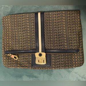 Marc By Marc Jacobs Brown and Blue Laptop Bag